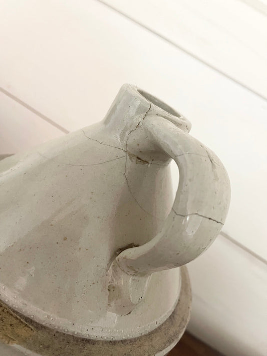 Antique Crock – Rustic Farmhouse Ceramic Decor - The Scented Market Decorative Jars