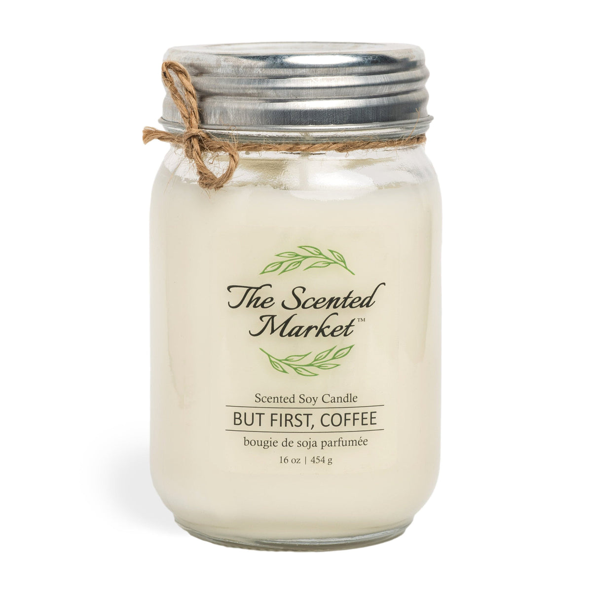 BUT FIRST, COFFEE Soy Wax Candle 16 oz - The Scented Market Candles