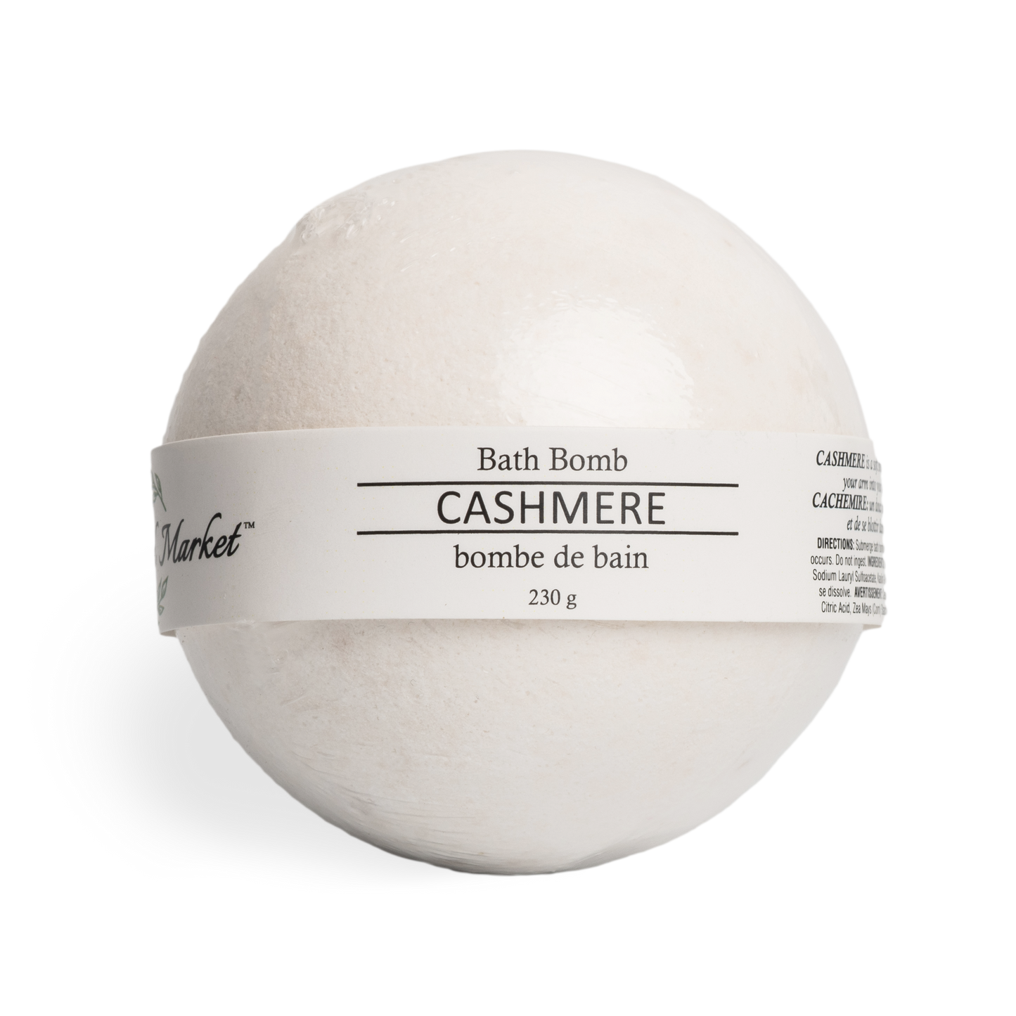CASHMERE Scented Luxury Bath Bomb – Moisturizing, Relaxing Spa Experience for Soft Skin - The Scented Market Bath Bomb