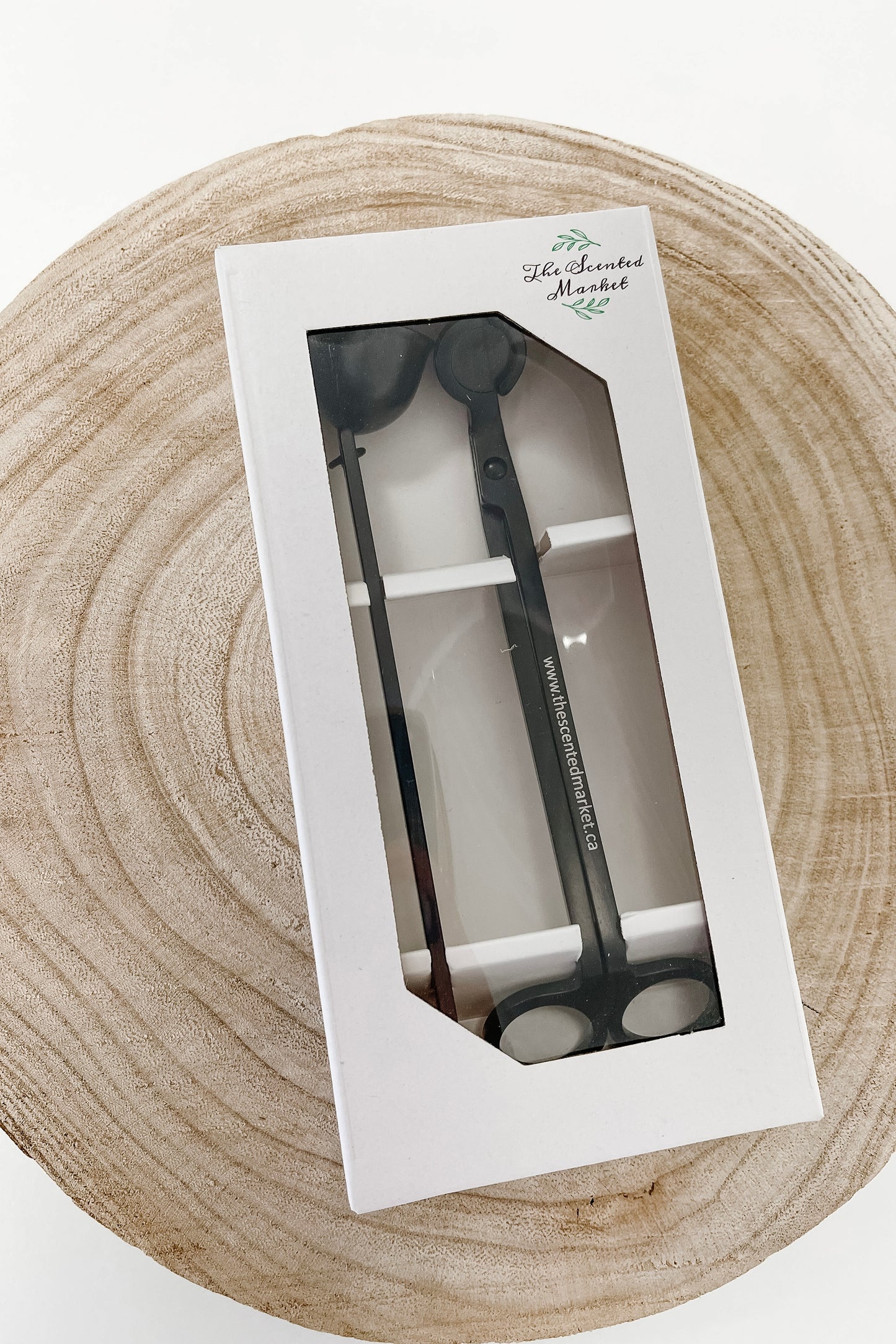 Candle Care Tool Set – Wick Trimmer & Snuffer for Clean Soy Candle Burning - The Scented Market Candle Snuffers