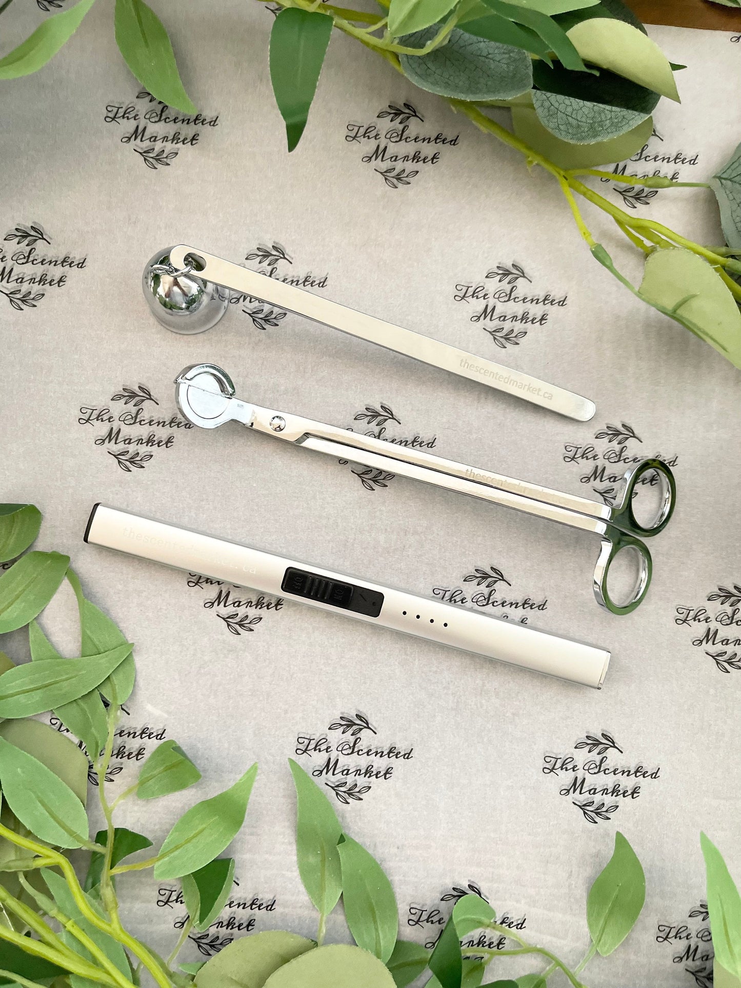 Candle Snuffer - Silver - The Scented Market Candle Snuffers