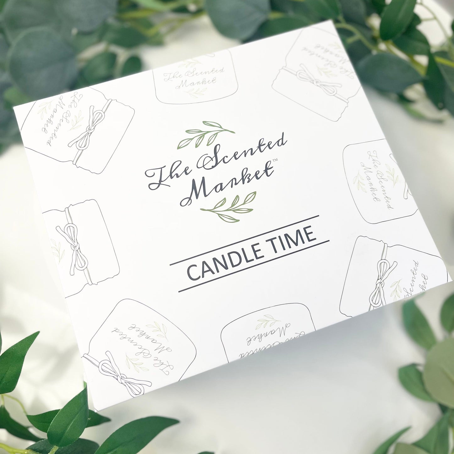 Candle Time Gift Box – 4 Scented Soy Candles - The Scented Market Candles