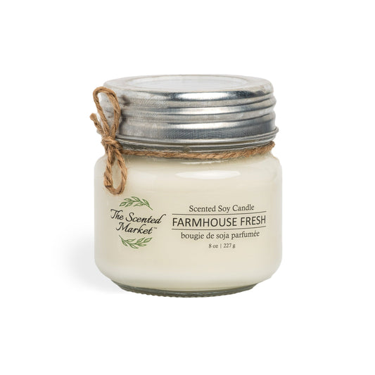 FARMHOUSE FRESH Soy Wax Candle 8 oz - The Scented Market  Candles