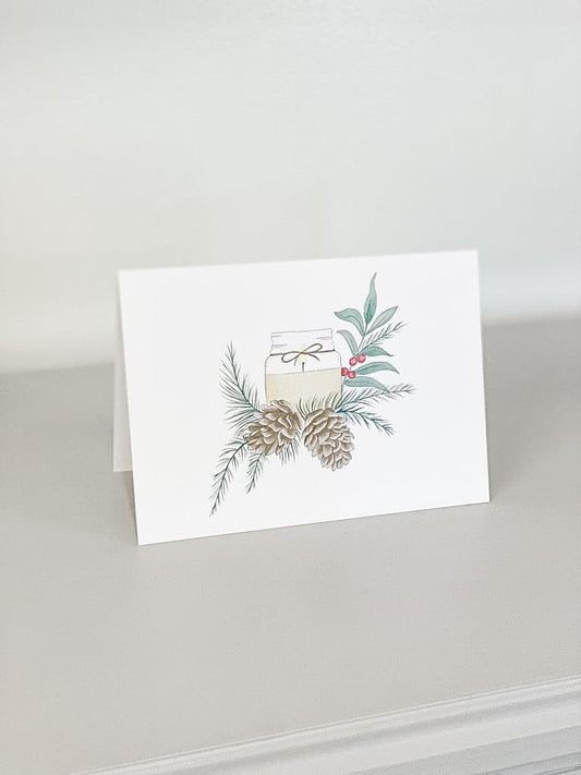 Holiday Greeting Card Set – 4 Festive Cards with Envelopes - The Scented Market Greeting & Note Cards