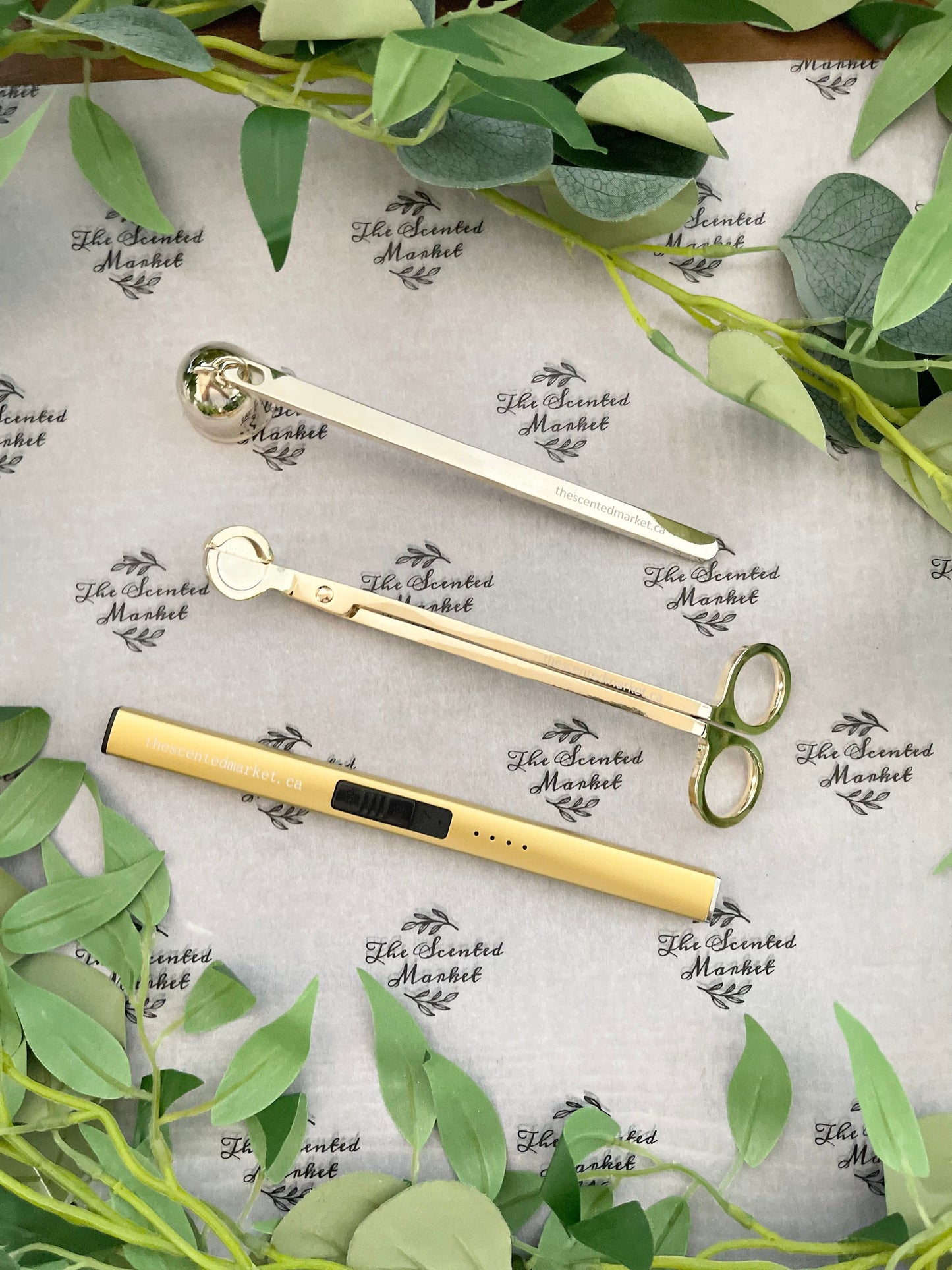 LIGHTER - USB Rechargeable Gold - The Scented Market Lighters & Matches