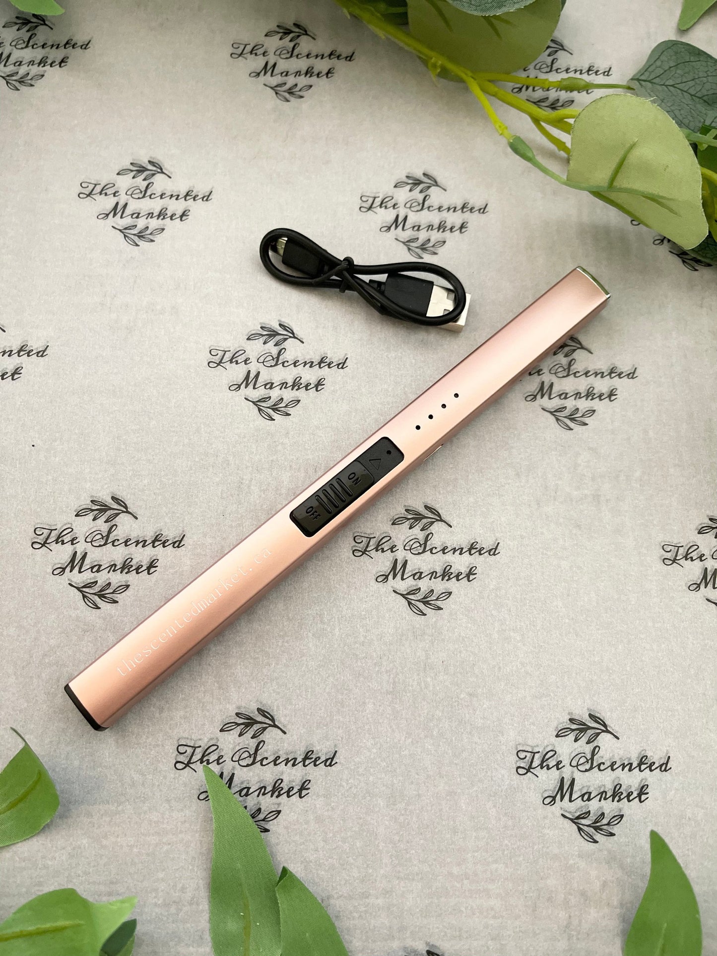 LIGHTER - USB Rechargeable Rose Gold - The Scented Market Lighters & Matches