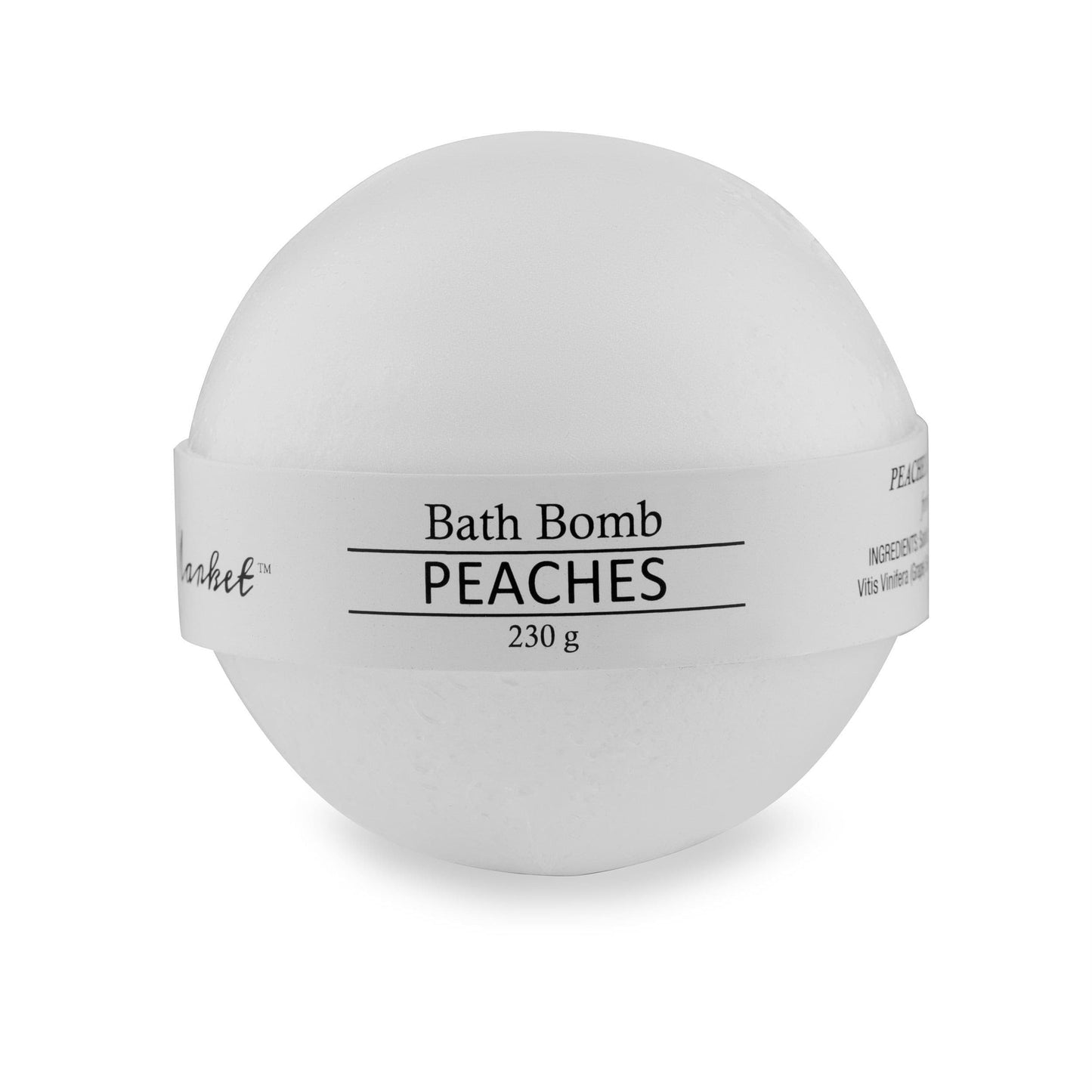 PEACHES Luxurious Bath Bomb - The Scented Market Bath Additives
