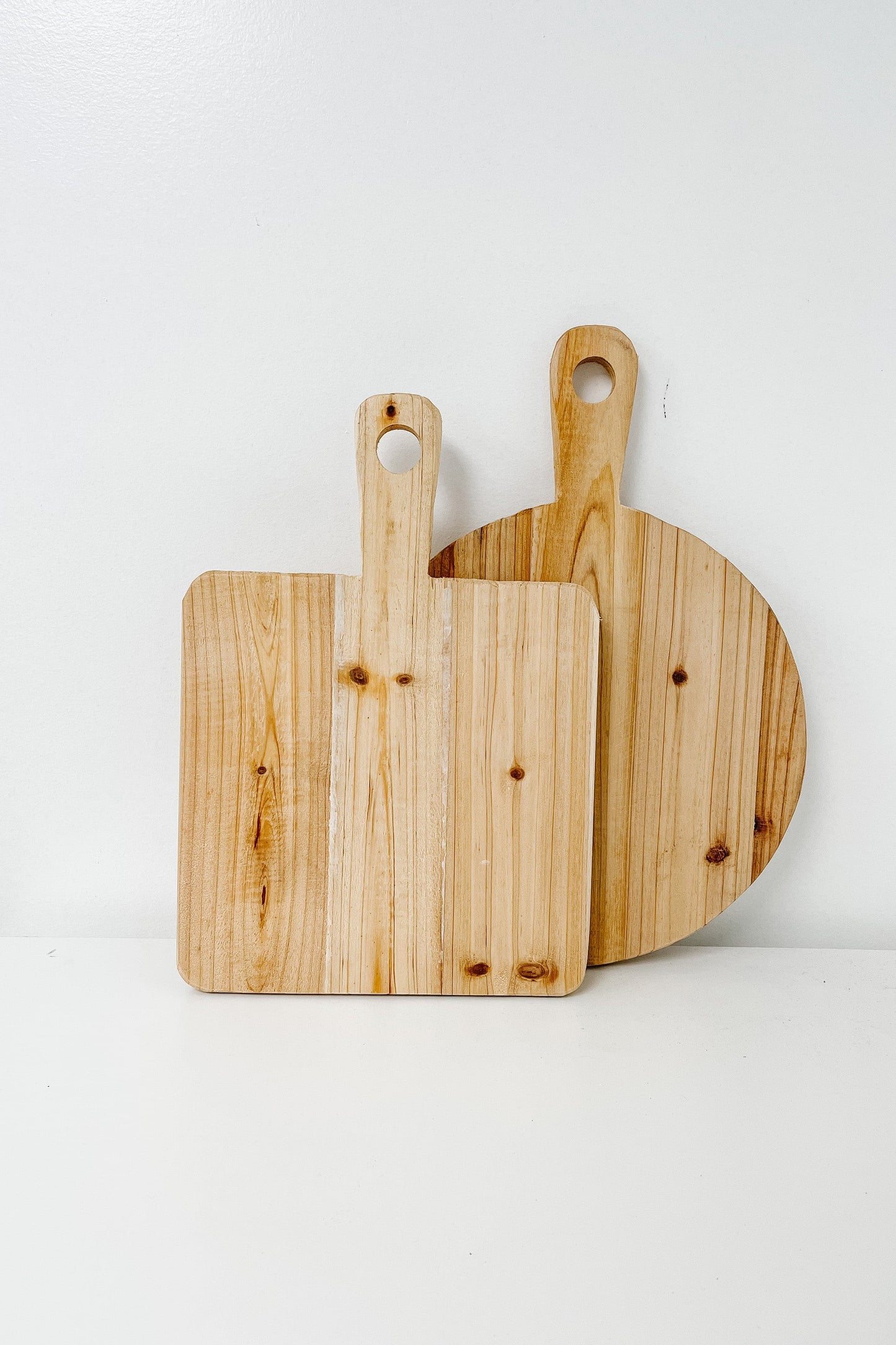 Square Rustic Cutting Board / Charcuterie Board – Handmade Wooden Serving Board - The Scented Market Display Boards