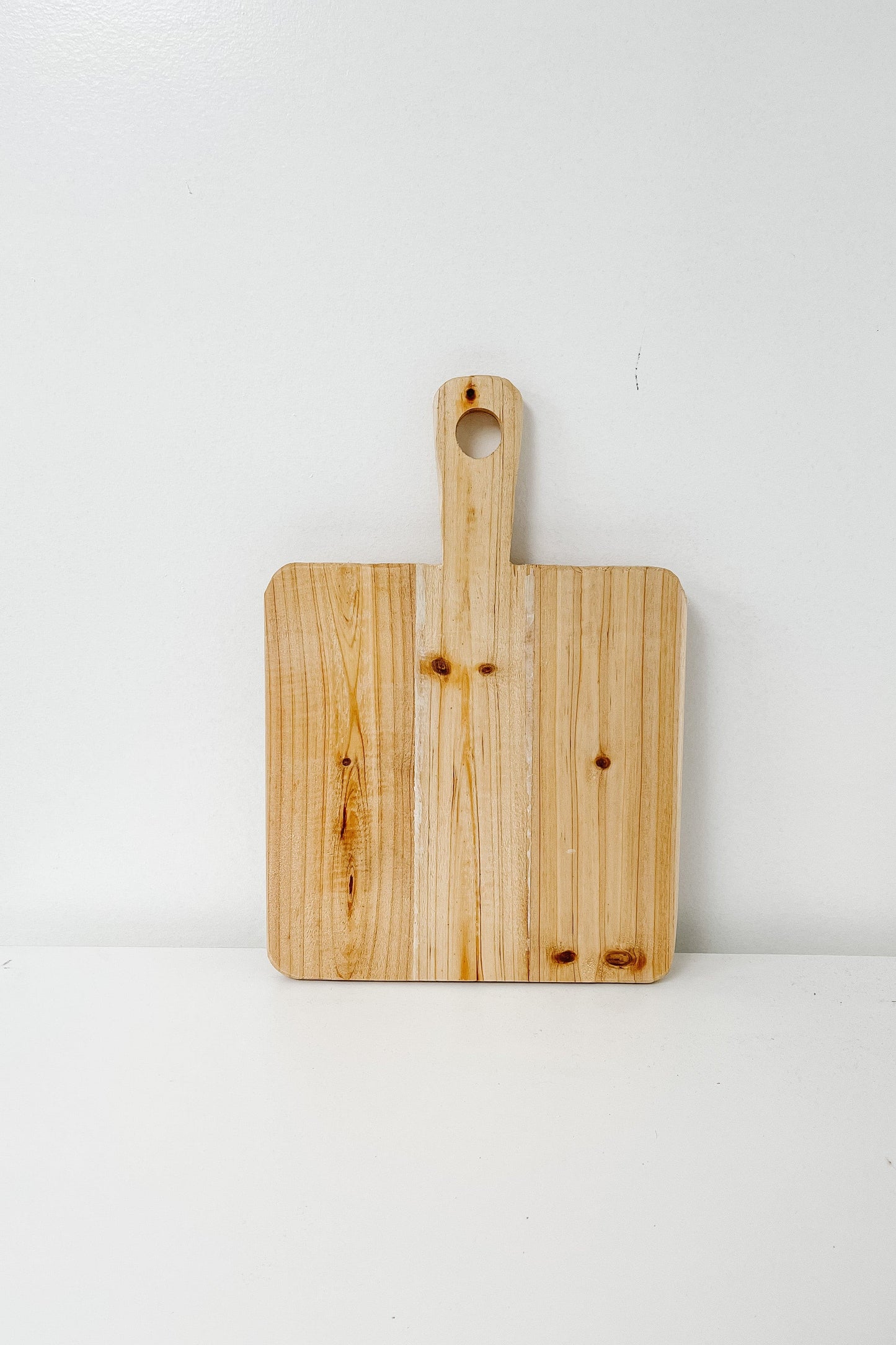 Square Rustic Cutting Board / Charcuterie Board – Handmade Wooden Serving Board - The Scented Market Display Boards