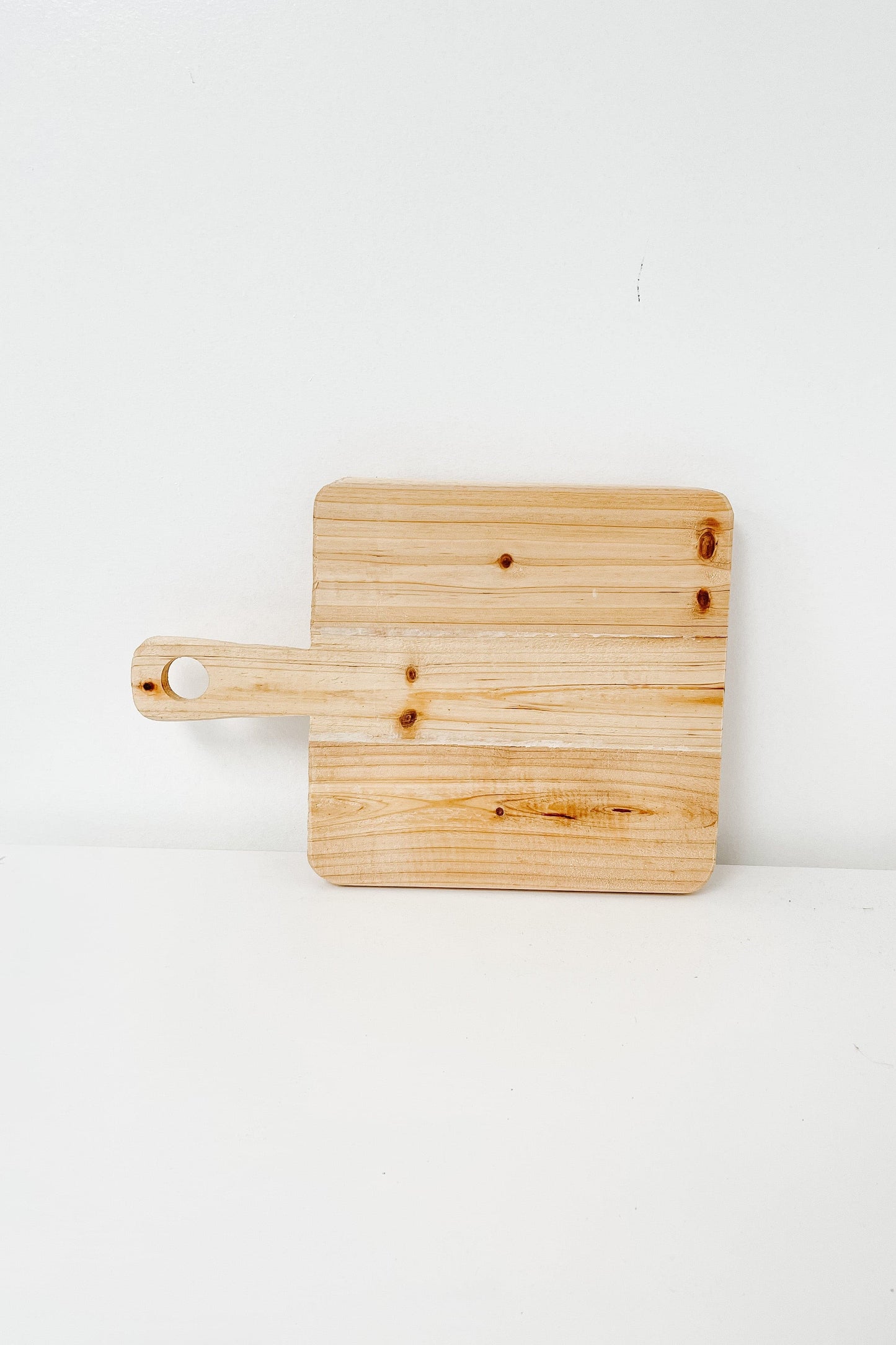 Square Rustic Cutting Board / Charcuterie Board – Handmade Wooden Serving Board - The Scented Market Display Boards
