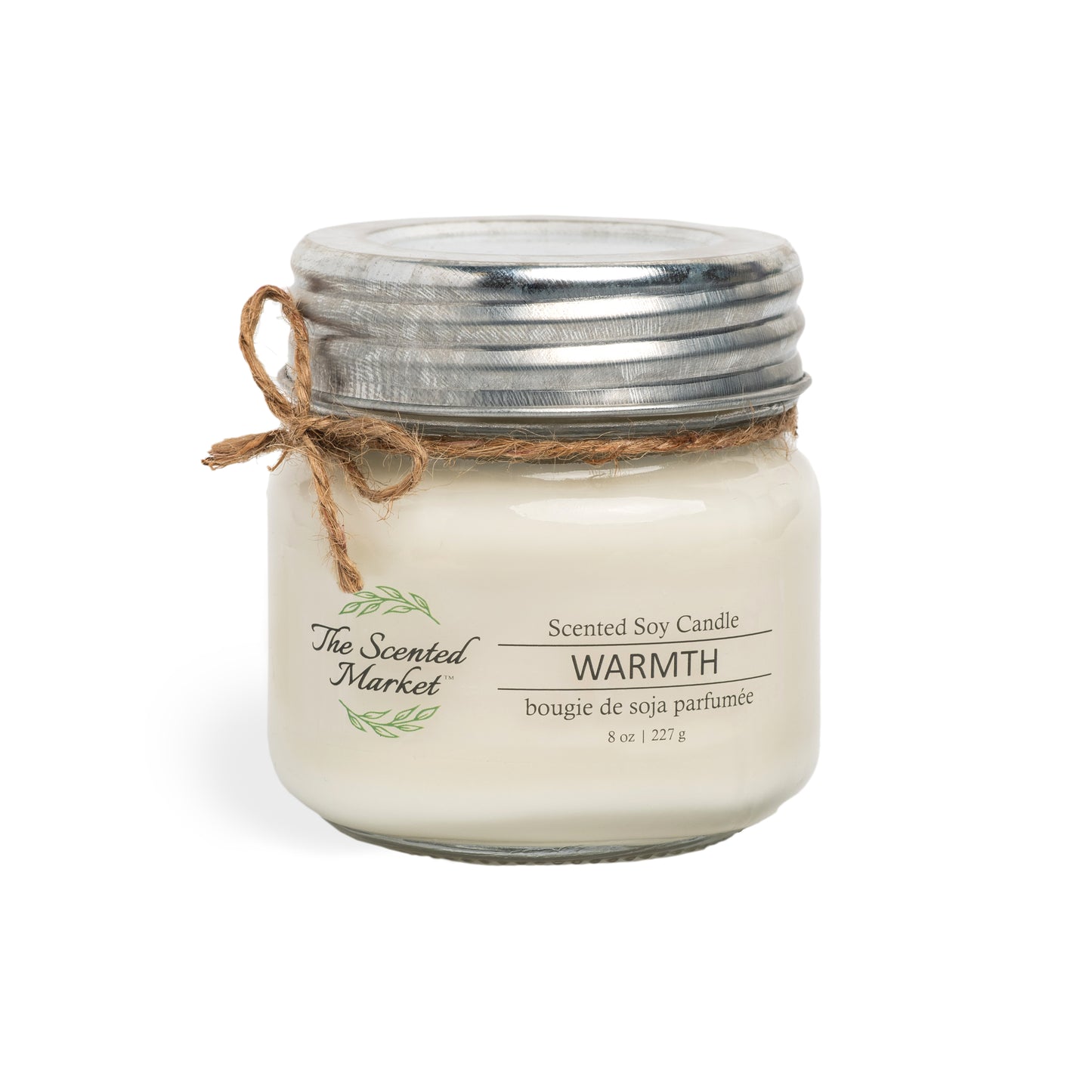 WARMTH Soy Wax Candle 8 oz - The Scented Market Candles