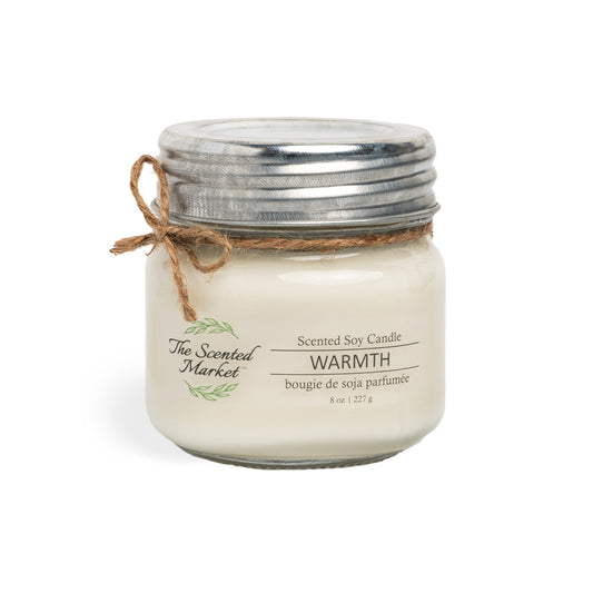 WARMTH Soy Wax Candle 8 oz - The Scented Market  Candles