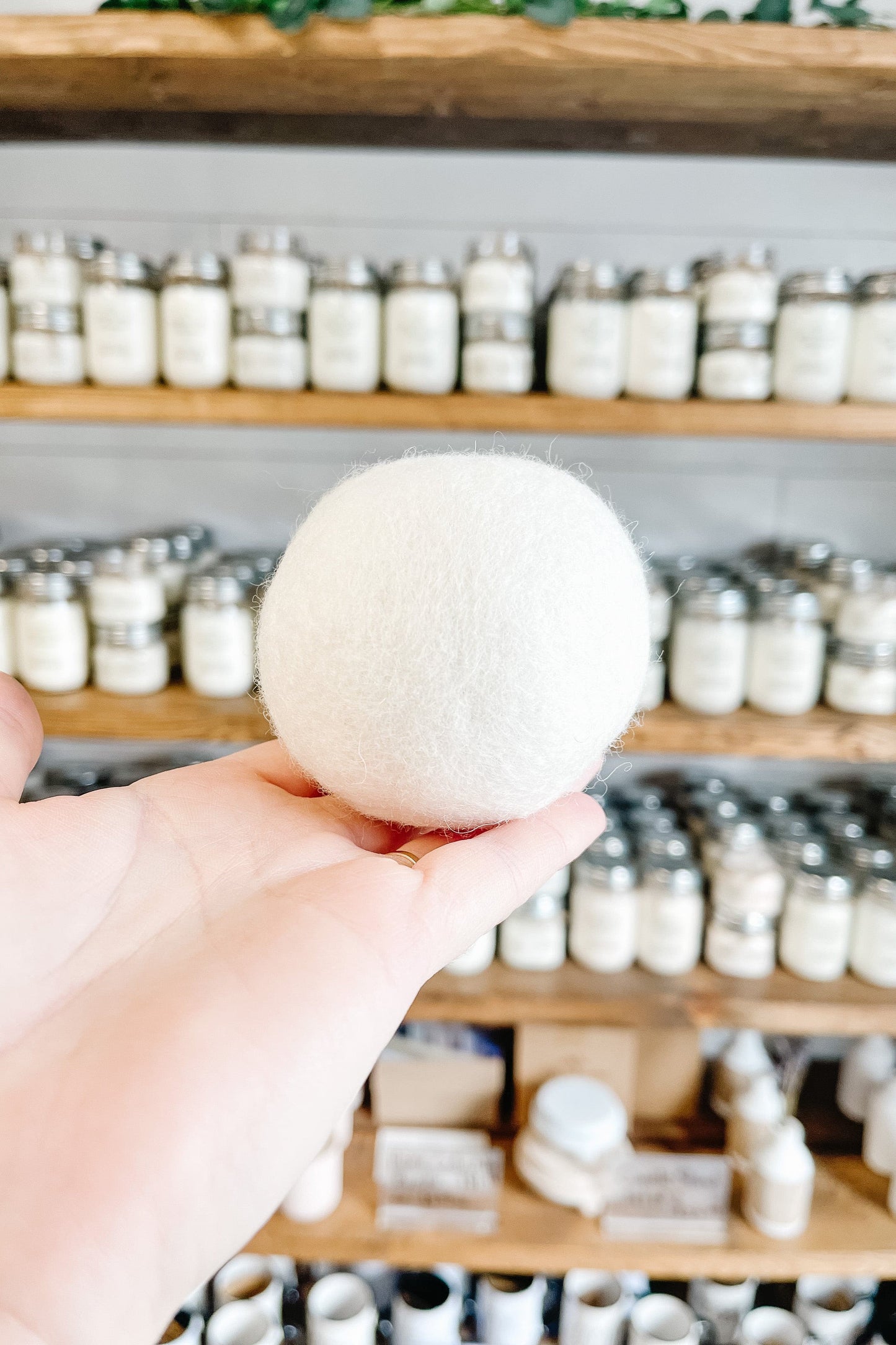 Wool Dryer Ball - The Scented Market Fabric Softeners & Dryer Sheets
