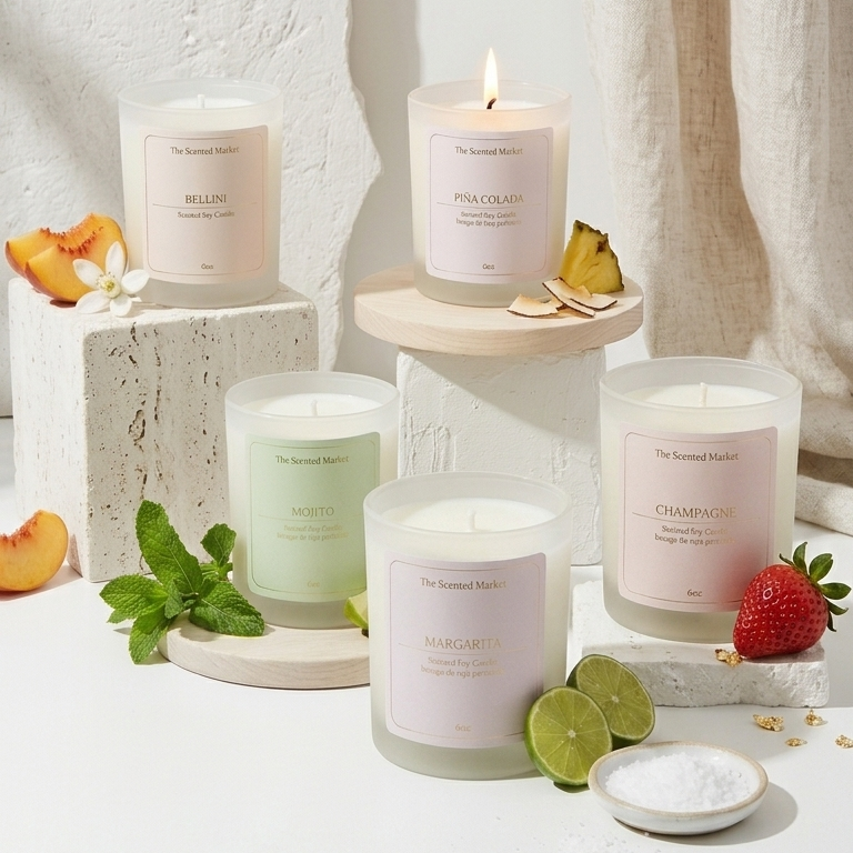 The Ultimate Happy Hour Guide to the Cocktail Candle Collection