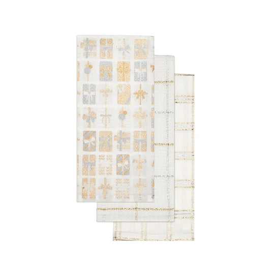 Presents Tea Towel Set of 3