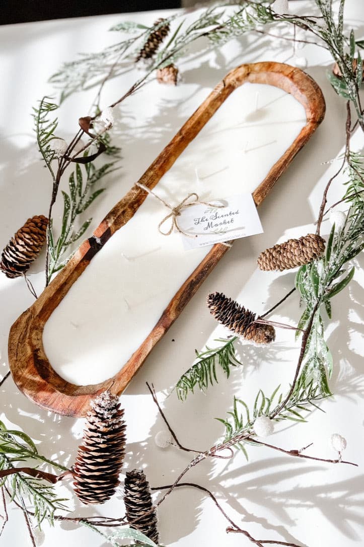 Long Dough Bowl - Eucalyptus Lavender - The Scented Market 