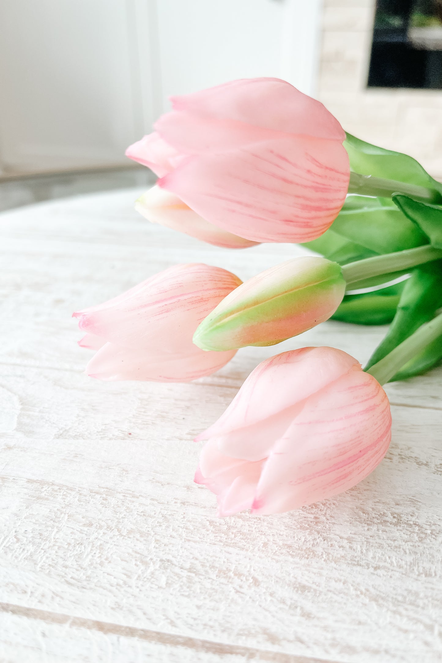 10" Faux Tulips - Pink