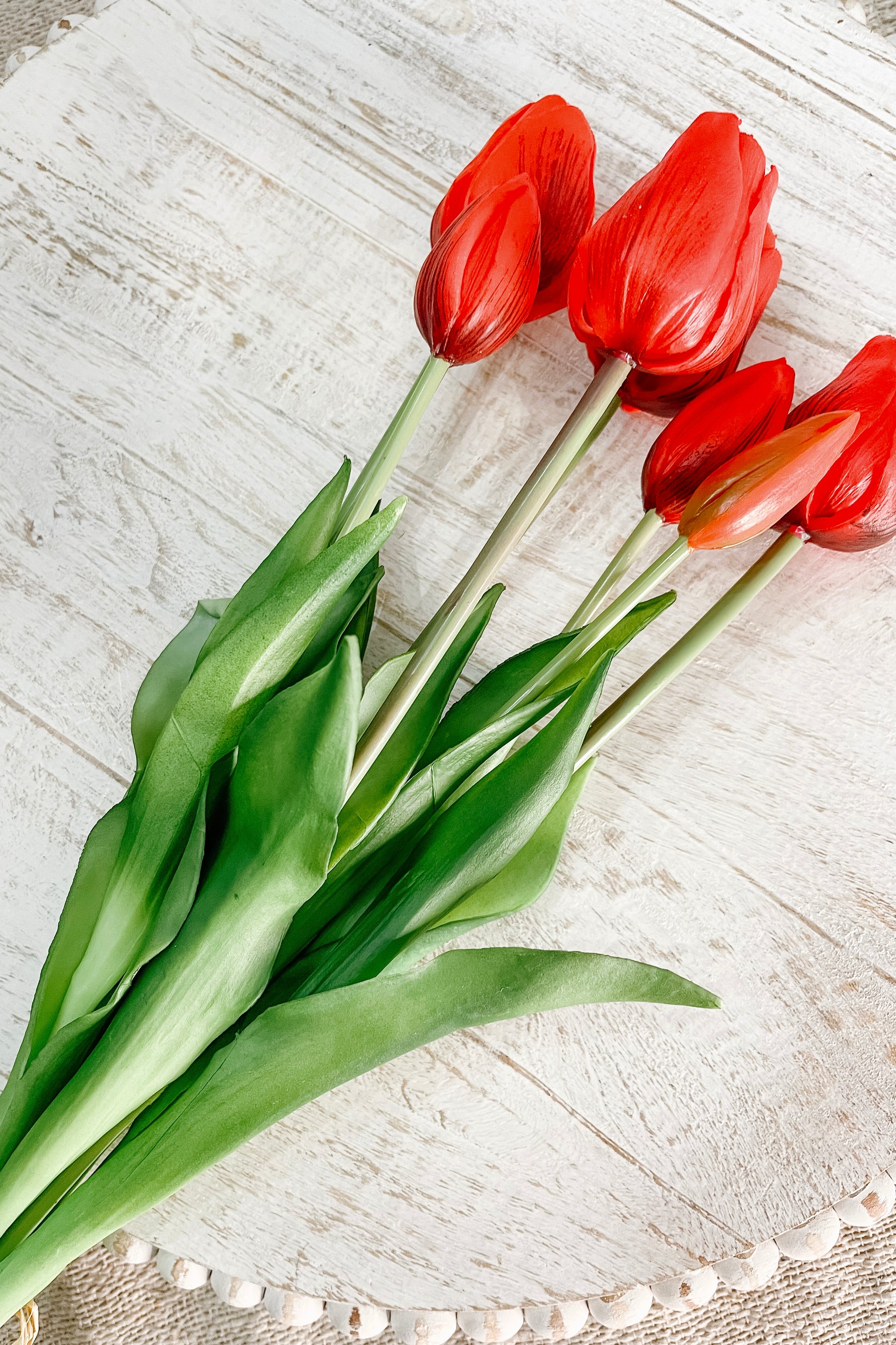 Faux Tulips - Red - The Scented Market 