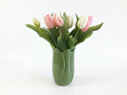 Green Ceramic Vase
