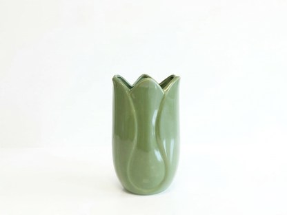 Green Ceramic Vase