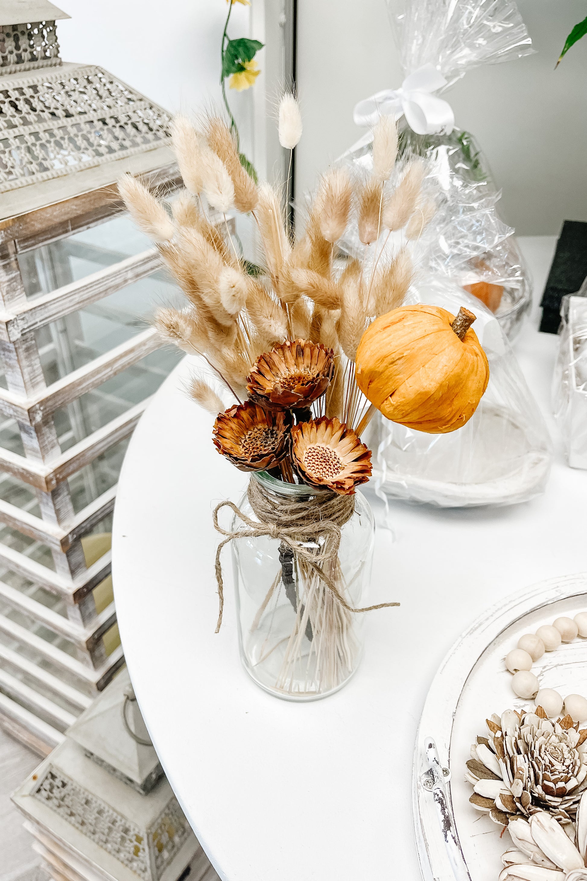 Fall Decor Arrangement - The Scented Market 