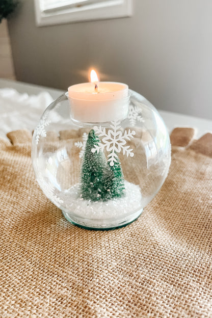 Brush Tree & Snow Ball Votive