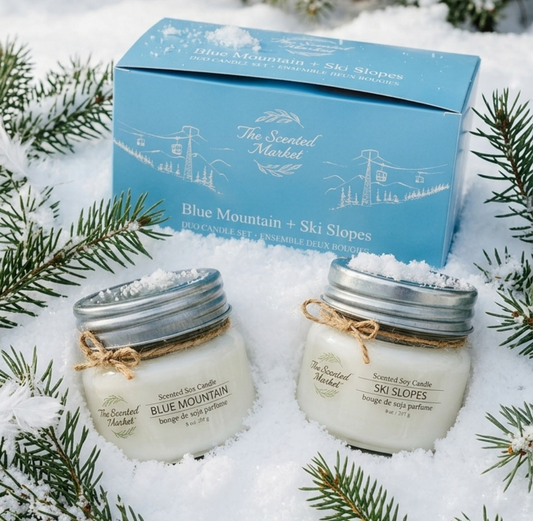 Blue Mountain Candle Gift Set – Fresh, Crisp, and Outdoorsy Scents