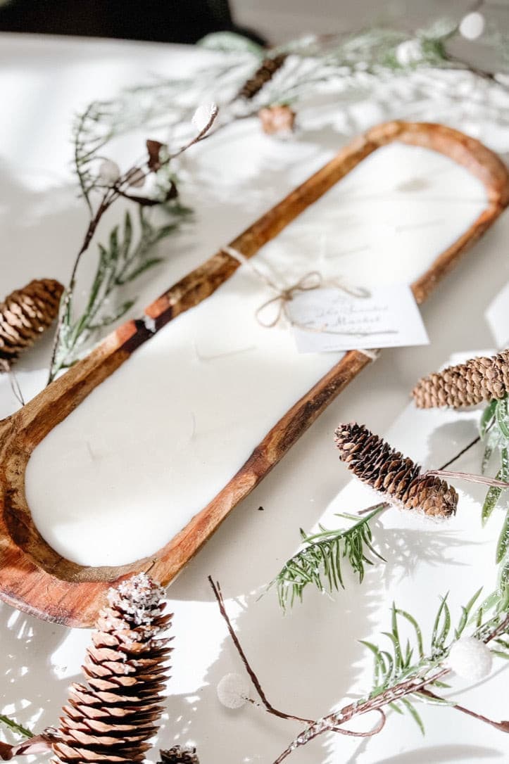 Long Dough Bowl - Eucalyptus Lavender - The Scented Market 