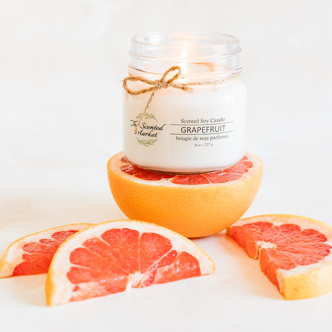 GRAPEFRUIT Soy Wax Candle 8oz