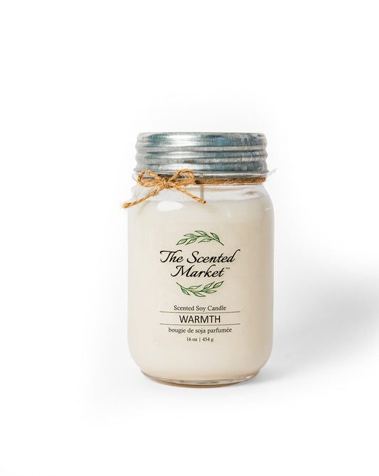 A picture of Warmth Scented Soy Candle 16 oz