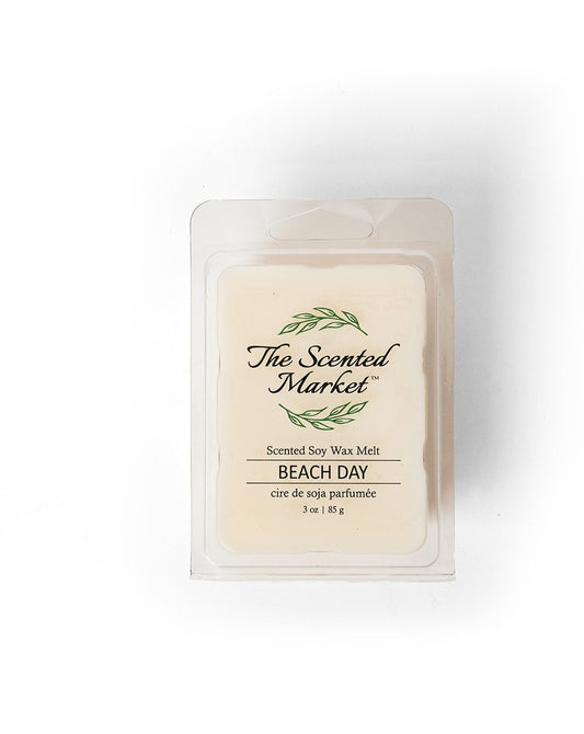 A picture of Beach Day Scented Soy Wax Melt 85g