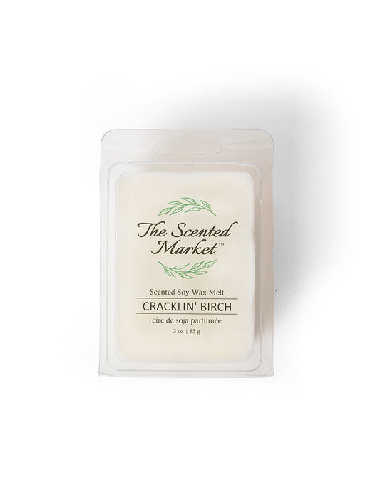 A picture of Cracklin' Birch Scented Soy Wax Melt 85g