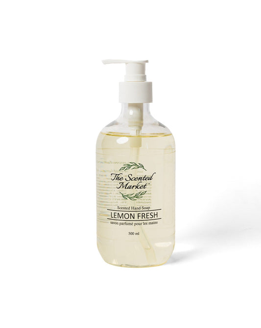 A picture of Lemon Fresh Scented Hand Soap 500ml Bottle.
