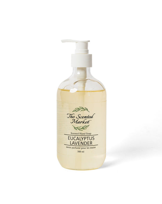 A picture of Eucalyptus Lavender Scented Hand Soap 500ml Bottle.