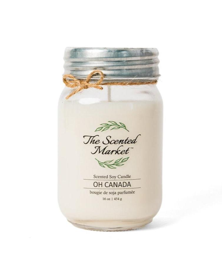 OH CANADA Soy Wax Candle 16 oz - The Scented Market 