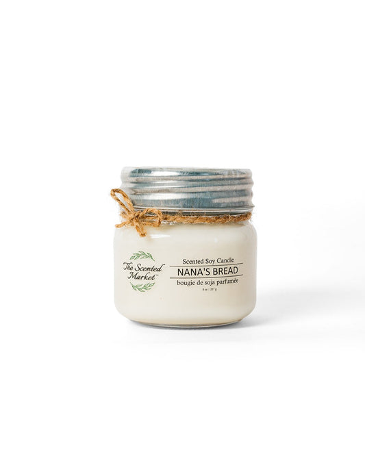 A picture of Nana's Bread Scented Soy Candle 8 oz