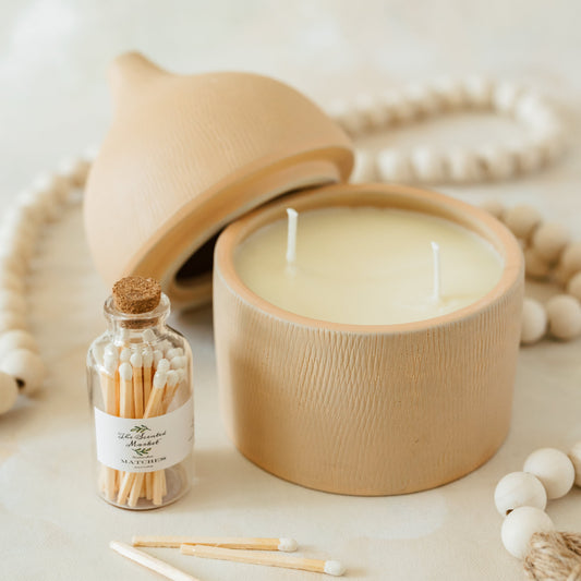 Clay Collection - CREAM Soy Wax Candle