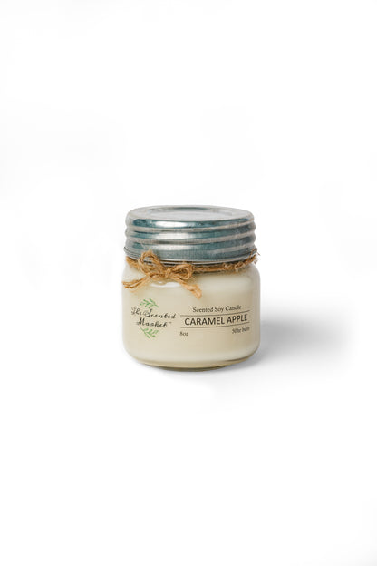 Caramel Apple Soy Wax Candle 8 oz