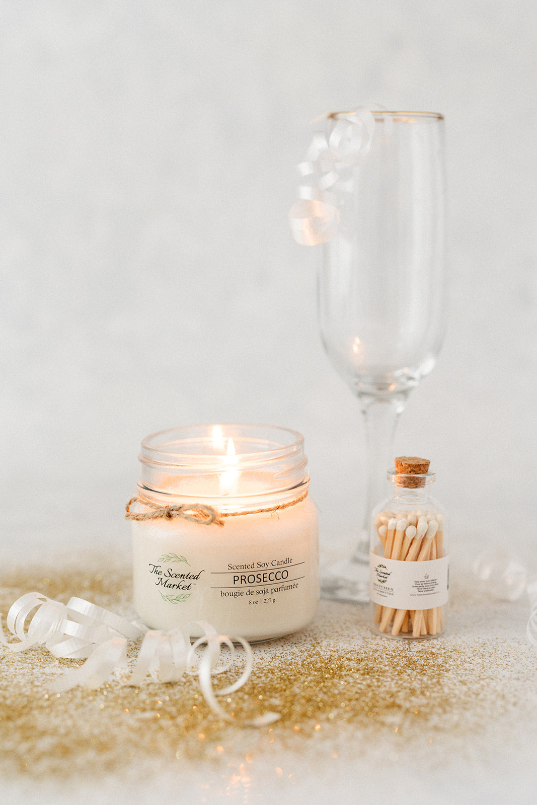 PROSECCO Soy Wax Candle - The Scented Market 