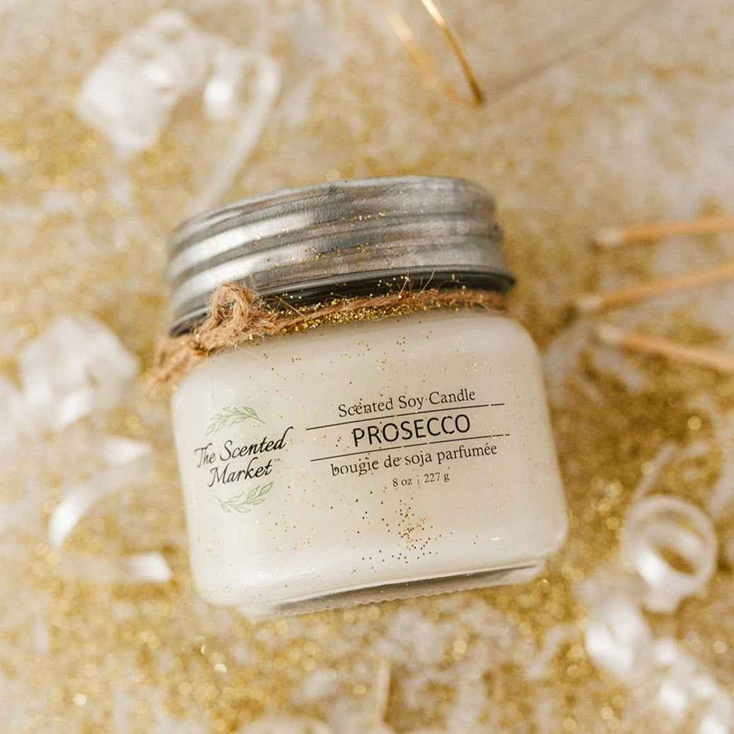 PROSECCO Soy Wax Candle - The Scented Market 