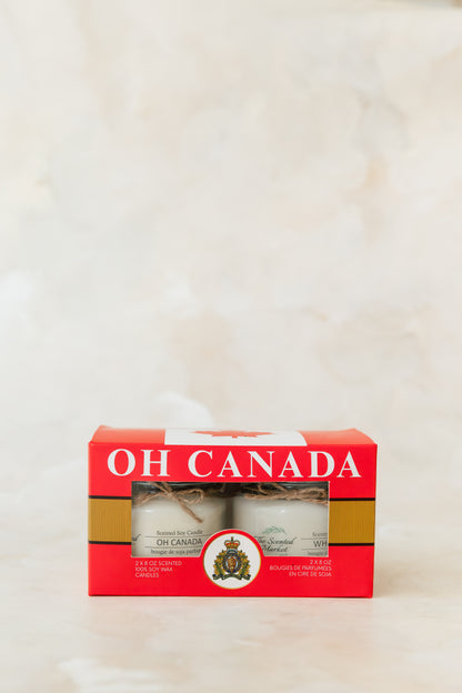 RCMP Candle Gift Set of 2 Soy Candles