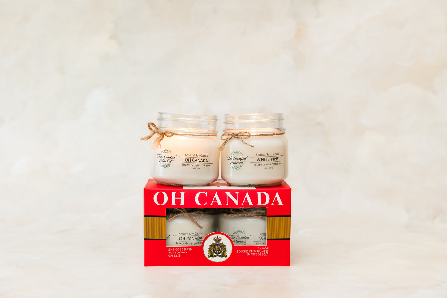 RCMP Candle Gift Set of 2 Soy Candles