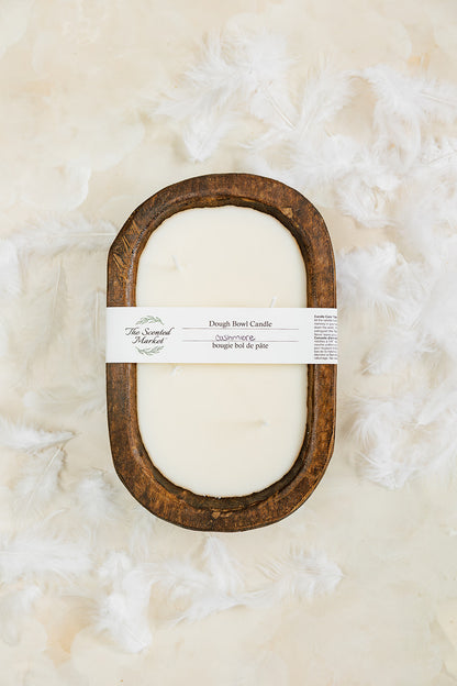 Brown Oval Dough Bowl - CASHMERE