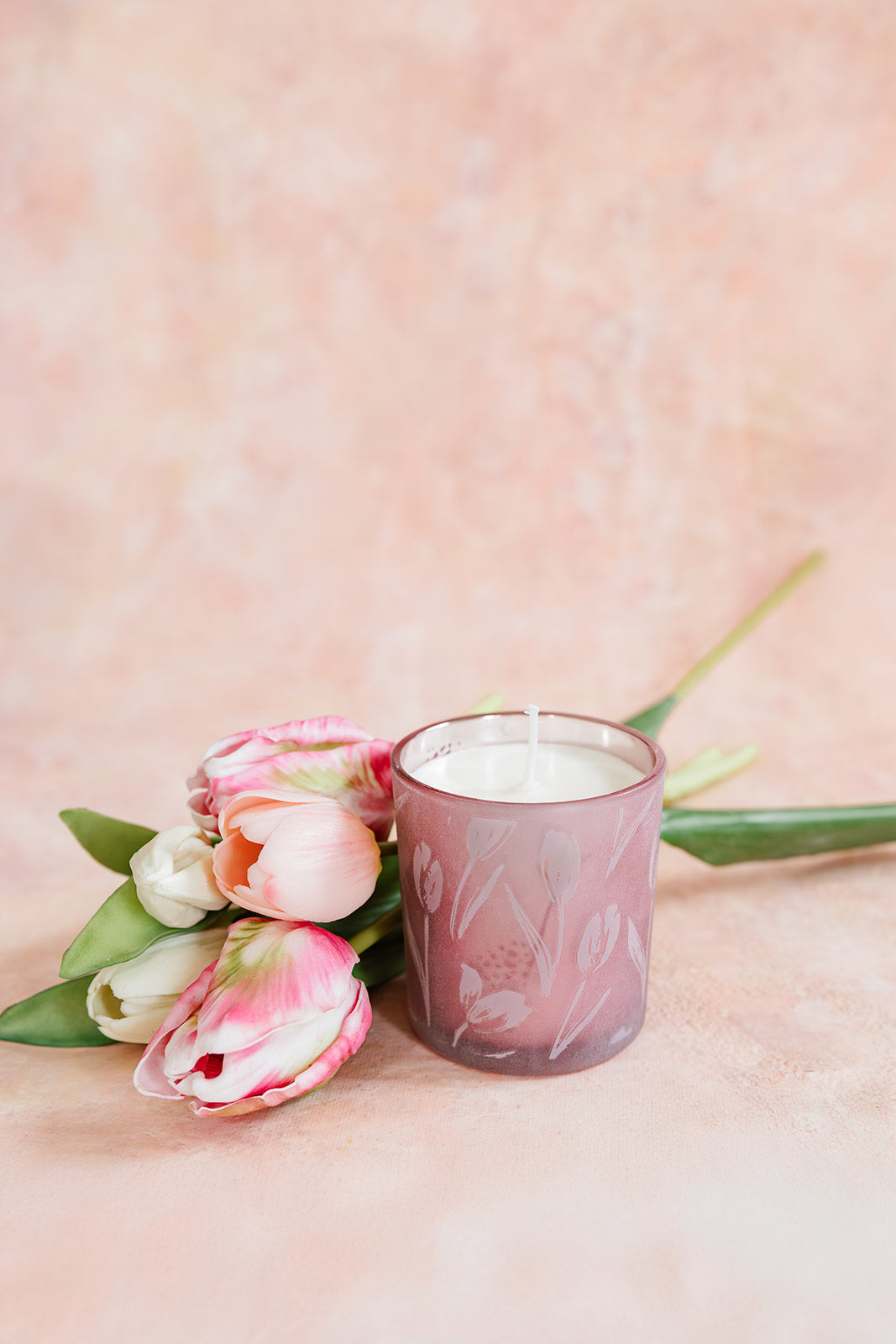 Tulip 1 Wick Soy Wax Candle - 8 oz