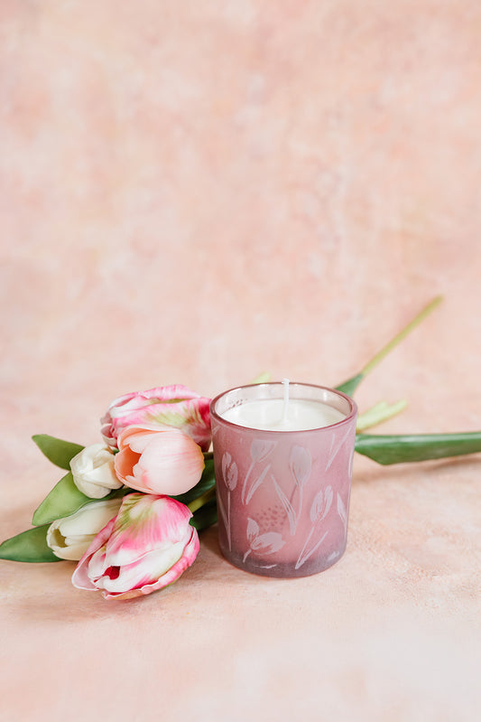 Tulip 1 Wick Soy Wax Candle - 8 oz
