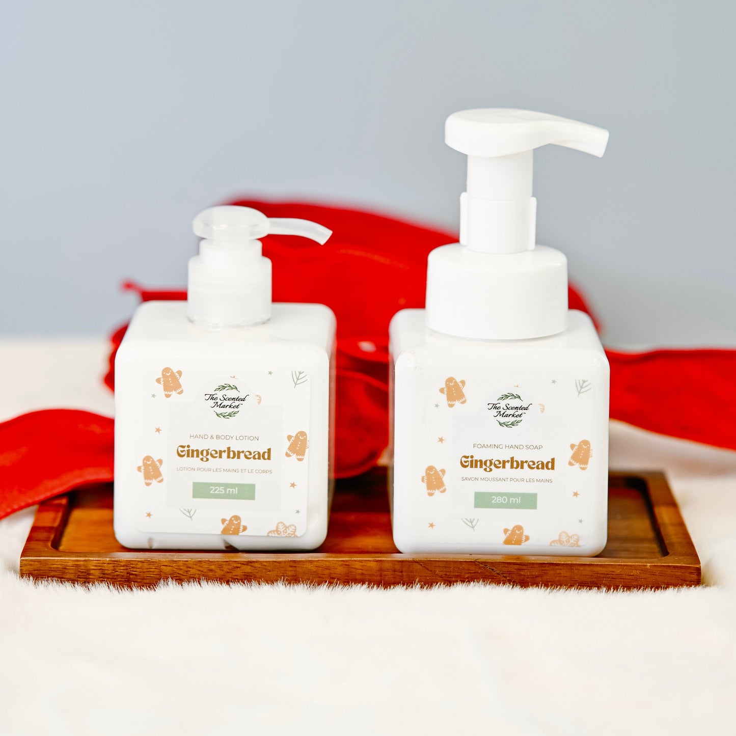 The Gingerbread Gift Set -  Foaming Hand Soap + Body Lotion Duo