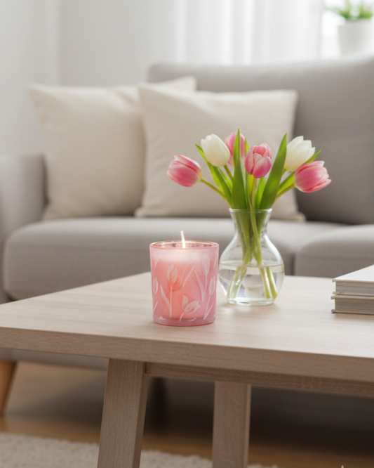 Tulip 1 Wick Soy Wax Candle - 8 oz