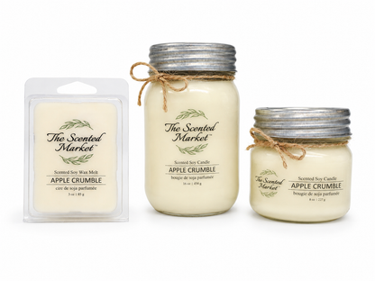 APPLE CRUMBLE Soy Wax Candle 16 oz
