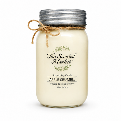 APPLE CRUMBLE Soy Wax Candle 16 oz