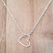 Necklace - Silver Heart